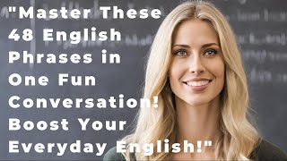 Master These 48 English Phrases in One Fun Conversation Boost Your Everyday English [upl. by Novick]