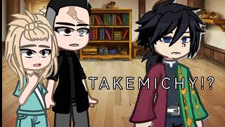 Past tokyo revengers react to takemichi Future as Giyuu Tomioka  PART 13  🇺🇸🇲🇽 [upl. by Ycak]