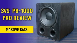 SVS PB1000 Pro Subwoofer Review Amazing Bass and Low End for your Home Theater [upl. by Flagler]