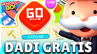 2700 DADI GRATIS in 3 MINUTI su MONOPOLY GO  Monopoly GO ITA [upl. by Nytsuj753]