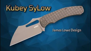 Kubey Sylow Wicked Good CleaverSheepsfoot Folder by James Lowe [upl. by Hertzog]