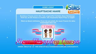 HOBBY EVENT HAUPTSACHE HAARE FRISUREN simsfreeplay thesimsfreeplay event gameplay gaming games [upl. by Dyana]