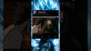 Sasuke Shows His Magekyou Sharingan☠️  shorts shortvideo naruto narutoshippuden sasuke viral [upl. by Adiarf681]