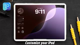 How to customize your iPad in 2024 iPad OS 18 [upl. by Medardas397]