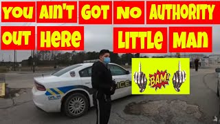 🔴🔵You aint got no authority out here little man BAM 1st amendment audit🔵🔴 [upl. by Melena]