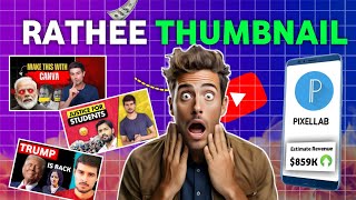 Dhruv Rathee Thumbnail Tutorial  Thumbnail Kaise Banaen  SK Tech [upl. by Lleryt]