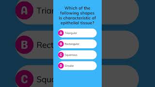 Which of the following shapes is characteristic of epithelial tissue [upl. by Bum937]