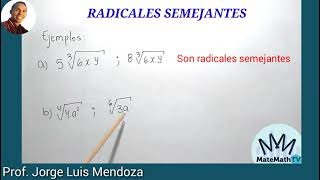 Radicales Semejantes [upl. by Sylvie]