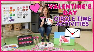 Toddler and Preschool Valentines Day Theme Circle Time Activities [upl. by Carlos338]