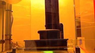 FormLABS Form1 3D Printer SLSLA printing Time Lapse Video [upl. by Ahouh]