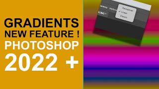 Gradient method in PHOTOSHOP 2022  new feature explained [upl. by Mohsen]