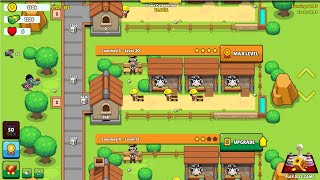 Idle Cowshed Gameplay Android Mobile [upl. by Ateekan]