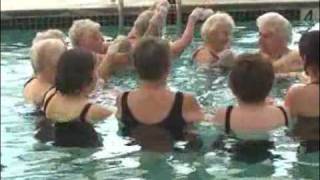 Senior synchronized swimmers prepare holiday show [upl. by Warfeld]