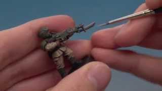 Warhammer 40000 How to Paint Cadian Shock Troops [upl. by Adnaral74]