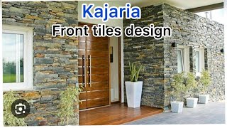 Kajaria elevation tiles  kajaria wall tiles for front elevation  elevation tiles youtubevideos [upl. by Bush655]