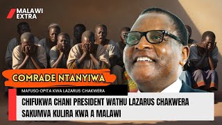 COMRADE NTANYIWA KUMUFUSA PRESIDENT CHAKWERA CHIFUKWA CHOMWE SAKUVELA KULILA KWA A MALAWI [upl. by Farmer]