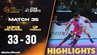 Jaipur Pink Panthers return to winning ways courtesy of a solid win  ProKabaddiOnStar 2024 HLS [upl. by Hardner635]