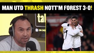 Jason Cundy amp Jamie OHara react as Man Utd thrash Nottm Forest 30 in the Carabao Cup 🔥🏆 [upl. by Swagerty635]