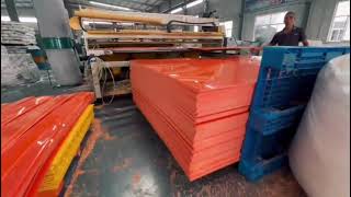 orange color HDPE sheet from Huaao [upl. by Geneva366]