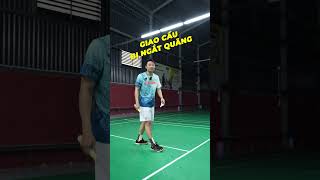 Giáo Sư Thạo PHÁT CẦU PHẠM LUẬT badminton vnb caulong shorts short [upl. by Hgielah]