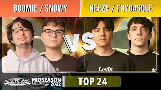 Boomie amp Snowy VS Neeze amp FryDasOle  Top 24  Midseason Championship 2022  Doubles [upl. by Edmanda]