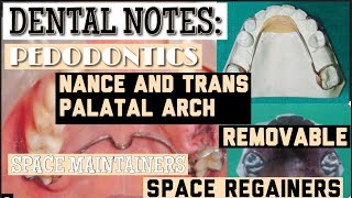 NANCE PALATAL ARCH II TRANS PALATAL ARCH II REMOVABLE SPACE MAINTAINERS II SPACE REGAINERS II easy [upl. by Luce]