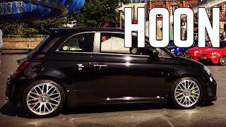 Driving My 250 BHP Abarth 500 in Central London  Accelerations On Sloane Street [upl. by Horne454]