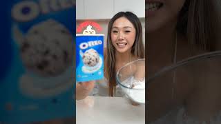 3 Ingredient Oreo Mochi Ice Cream shorts [upl. by Hadnama]