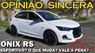 Chevrolet Onix RS 2022  Vale a pena ter um É esportivo O que ele tem de diferente Consumo motor [upl. by Selma496]