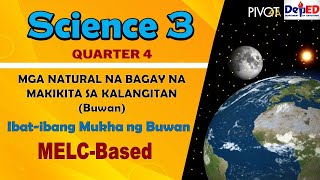 Mga Natural na Bagay na Makikita sa KalangitanBUWAN Ibat ibang mukha ng buwan SCIENCE 3 Q4 W8 [upl. by Kerwon]