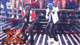 Reggie N Bollie take on One Direction and OMI  Live Week 2  The X Factor 2015 [upl. by Ladnek]