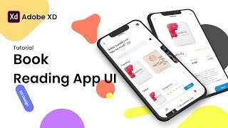 Book Reading App UIUX Using Adobe XD [upl. by Ydnir]