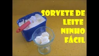 Sorvete de leite ninho super fácil DIY [upl. by Allerbag]