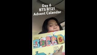 BTS BT21 Advent Calendar Day 6💜💜 [upl. by Eleinad]