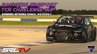 Backfire Simsport TCR Challenge Round 1  Sebring International [upl. by Aerised978]