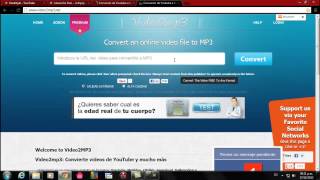 convertir videos de youtube aMP3 sin necesidad de ningun programa [upl. by Cordalia]