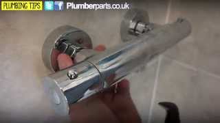 HOW TO CHANGE SHOWER VALVE  THERMOSTATIC  Plumbing Tips [upl. by Dnomayd641]