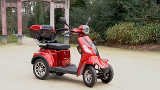 Scooter électrique toutterrain ride66 RC60 pour senior et pmr [upl. by Leann569]