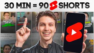 How to Generate 90 YouTube Shorts in 30 Minutes Using AI [upl. by Neneek]