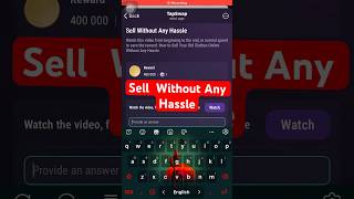 Sell Without Any Hassle  Tapswap code  tapswap code Sell Without Any Hassle tapswapcode [upl. by Randall]