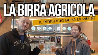 LA BIRRA AGRICOLA  Il Birrificio BEHA di RIMINI [upl. by Karlin]