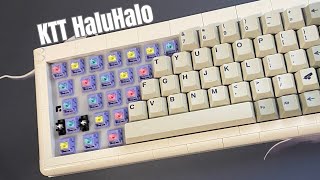 Budget Clacks KTT HaluHalo Switch Review [upl. by Ibrik795]