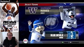 March Mascot Madness IV Round of 32 Part 1  NCAA March Madness 2005 Gameplay [upl. by Neelear]