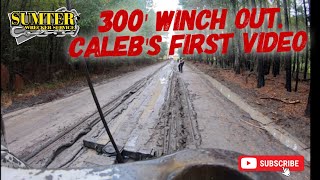 300 winch out Calebs first video [upl. by Stringer549]