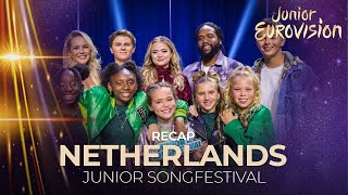 Junior Songfestival 2022 Netherlands  RECAP [upl. by Hnahk]