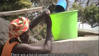 Rainwater harvesting in Guinee Bissau [upl. by Trainor419]