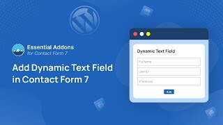 How to Add Dynamic Text Field in Contact Form 7 [upl. by Poland]