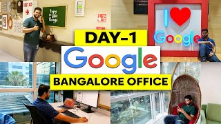 Day 1 at Google Office Bangalore 🔥 Visiting My Office for the First Time [upl. by Enoved]