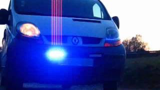 PACE CAR STROBOSCOPE FEUX DINTERVENTION DRIVEBACK 2 LED SECURITE AUTO MOTO CAMION 12V 24V [upl. by Sirej]