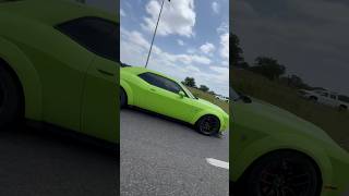 Lime Green challenger automobile v8 srt mopar motivation rap hiphop femalerapper [upl. by Ernesta546]